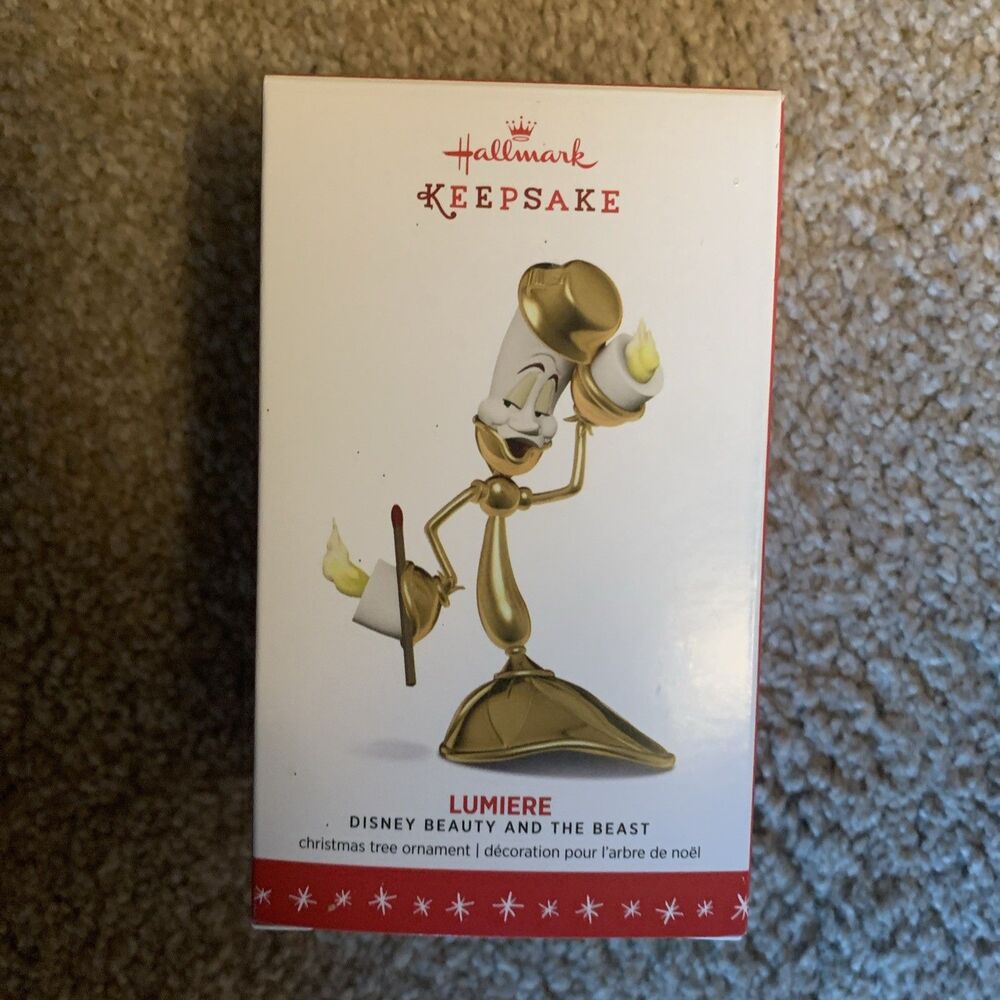 Hallmark Keepsake Disney Beauty the Beast Lumiere 2016 Limited Edition New